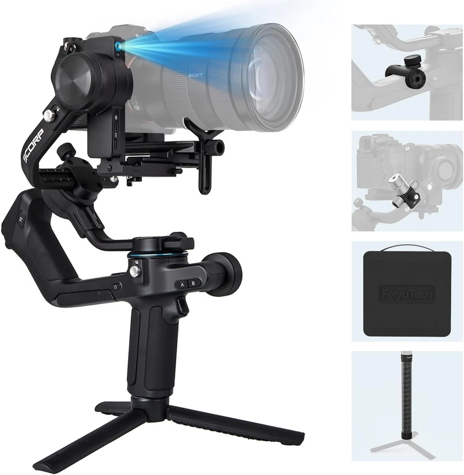 Max 5.51lbs SCORP 2 Gimbal Kit - Wireless Control & Vertical Shooting Capability - Image 3 of 4