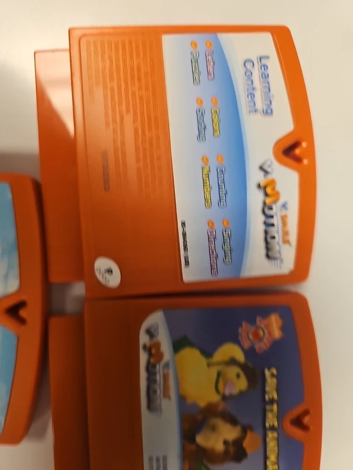 V-Tech V Smile Motion Game Cartridge Bundle Lot of 3 - Image 2 of 4
