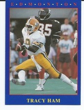 1990 JOGO CFL EDMONTON ESKIMOS TEAM SET SER 1&2 inc TRACY HAM, GIZMO WILLIAMS