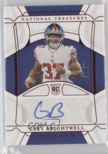 2021 Panini National Treasures Jersey Number Red 33/37 Gary Brightwell Auto 0t9m