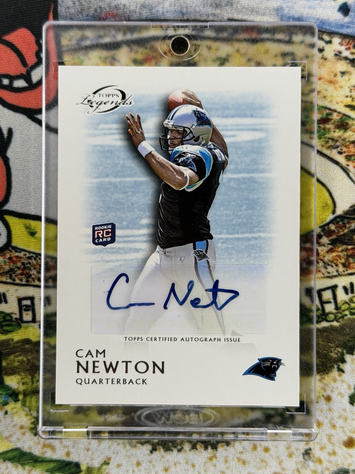 Cam Newton Topps Legends Rookie Autograph #RACN Base