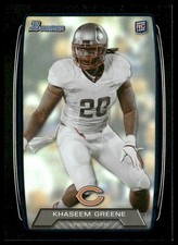 Khaseem Greene Rookie RC 2013 Bowman #118 Rainbow Black Chicago Bears