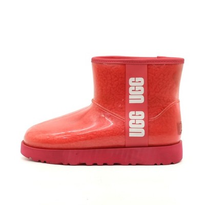 UGG Damen Classic Clear Mini Stiefelette Pink Warmfutter, Winterstiefel EU 37