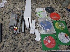 Big Nintendo Wii White Console 7 Games Lot - Tested and Working