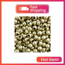 400 Acrylic Large Hole Beads for Crafts 8mm x 10mm Acrylic Barrel Beads with 4.8