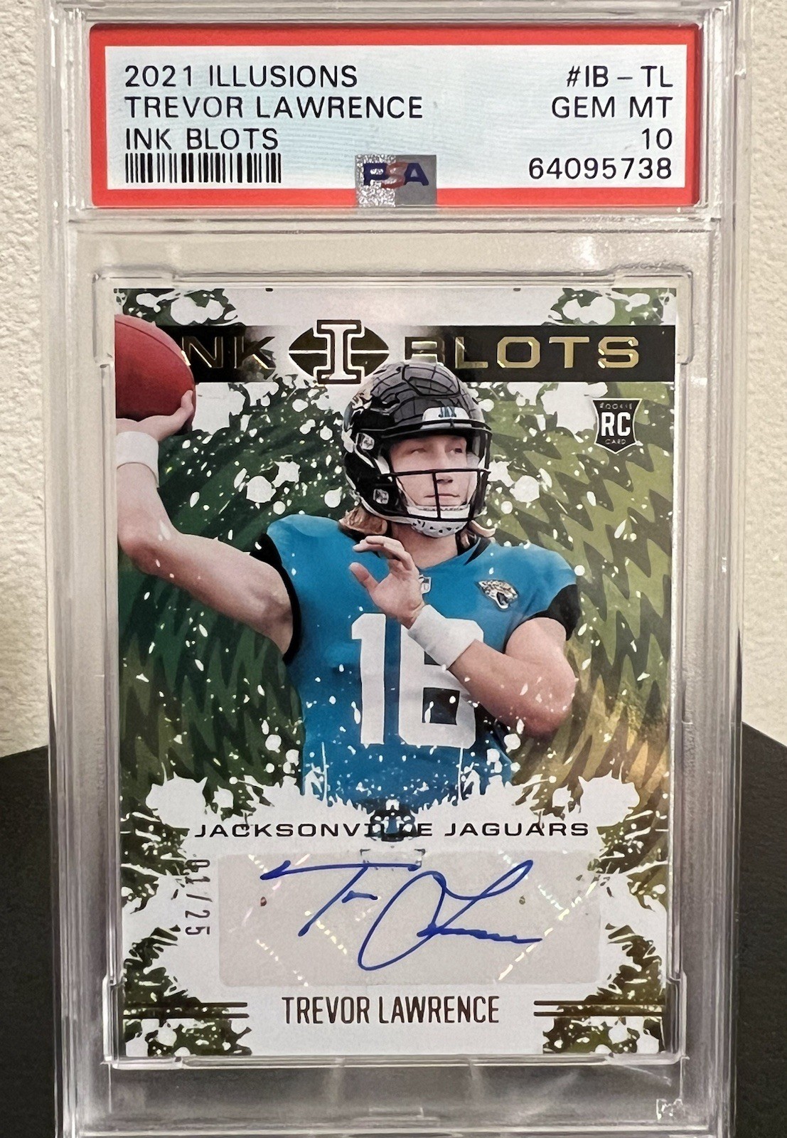 Trevor Lawrence Panini Illusions Ink Blots #IBTL Base