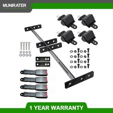 Fit For EZGO Yamaha Club Car Golf Cart 4 Retractable Seat Belts and Bracket Kit