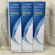 3 Pk Icepure RWF0500A Replacement Refrigerator Water Filters / 4396508 EDR5RXD1