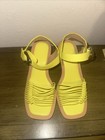Yellow Aerosols Strappy Sandals Size 7 — photo 1