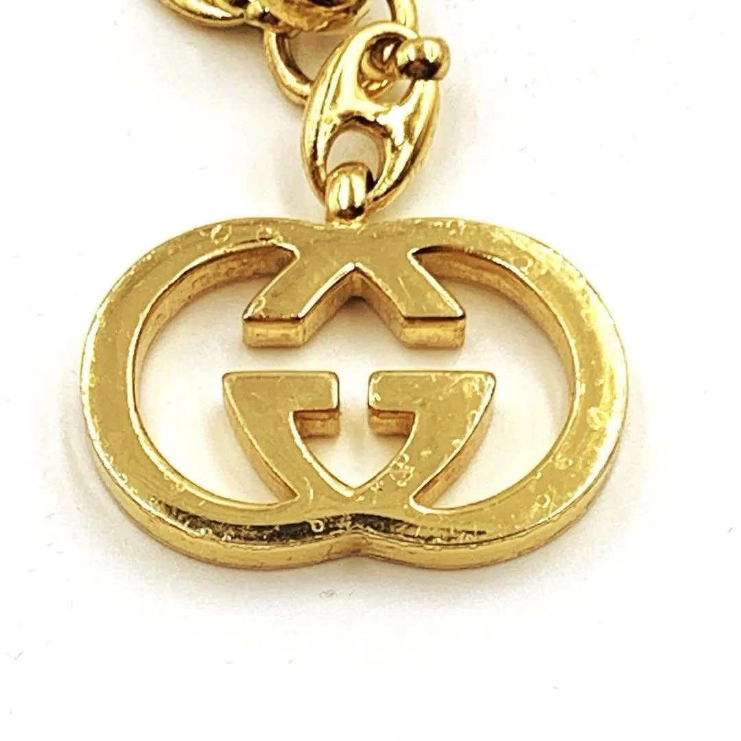 Gucci Chaîne Ceinture Enclenchée Vintage Or Motif GG Vêtements Femme Accessoires