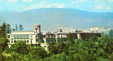 1968 POSTCARD MEXICO CHAPULTECA CASTLE  GRASSHOPPER HILL  POSTED MARK TUROK VTG