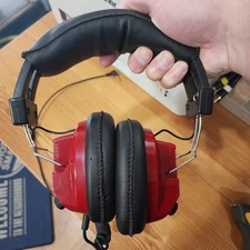 VTG Racing Electronics RE-24 Race Headphones Over The Ear ~ Excellent Condition