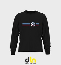 FELPA girocollo  TRIBUTO BMW nera bianca  xs s m l xl 2xl 3xl