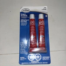 Testors 3509C Value Pack - Cement For Plastic 2 Tubes READ DESCRIPTION