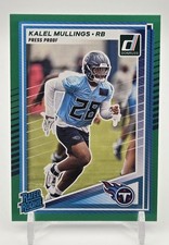 2025 Panini Donruss - Kalel Mullings #378 Press Proof Green (RC) Rated Rookie