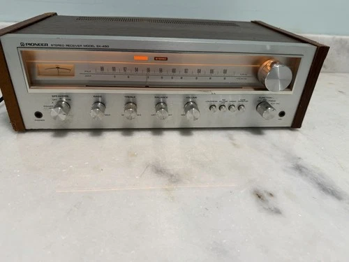 VINTAGE PIONEER STEREO RECEIVER MODEL SX-450 TESTED & WORKS