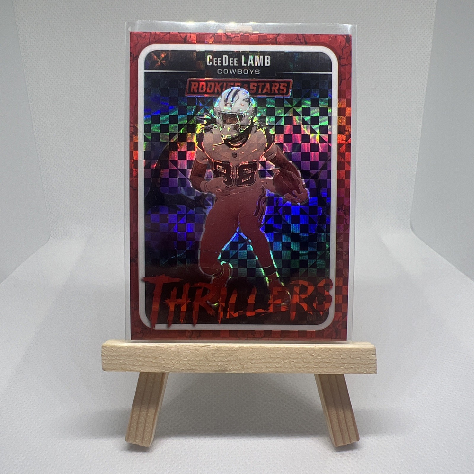 2025 Panini Rookies & Stars - Thrillers CeeDee Lamb #2 Red Plaid