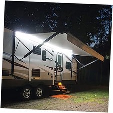 RV Awning Lights, 12V 16.4FT Camping Awning Lights, Motorhome Travel White