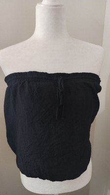 NWT New York & Company Black Soho Street Tube Top, Sz XL