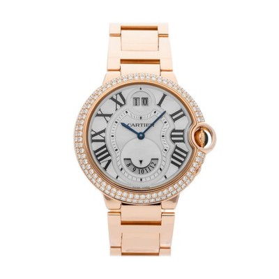 Cartier Ballon Bleu RG Quartz MOP Dial Watch WE902019