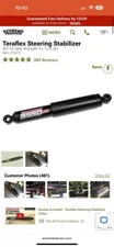 Teraflex Steering Stabilizer Jeep Wrangler 87-18, YJ, TJ, JK New In Box