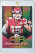 2017 Patrick Mahomes Panini Vertex Air Supremacy SP Foil Rookie Card