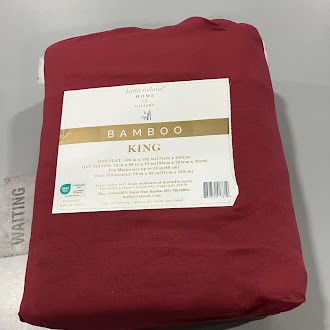 ПРОСТЫНИ KATHY IRELAND BAMBOO KING SIZE 4ШТ - КРАСНОЕ ВИНО