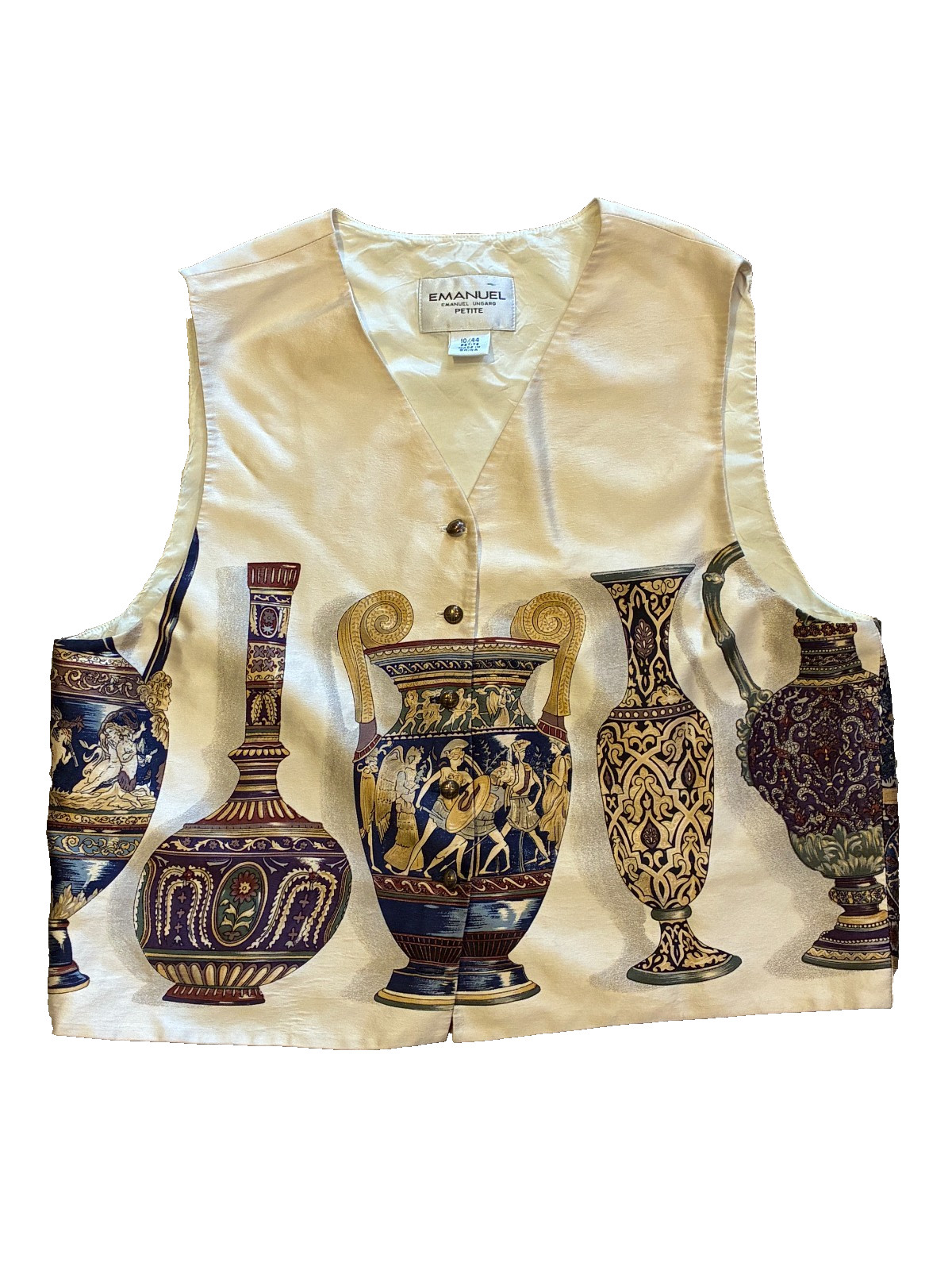 Vintage Emanuel Ungaro Silk Vest