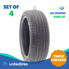 Set Of 4 Used 20545r17 Pirelli Cinturato P7 Run Flat 88v - 6-6.532