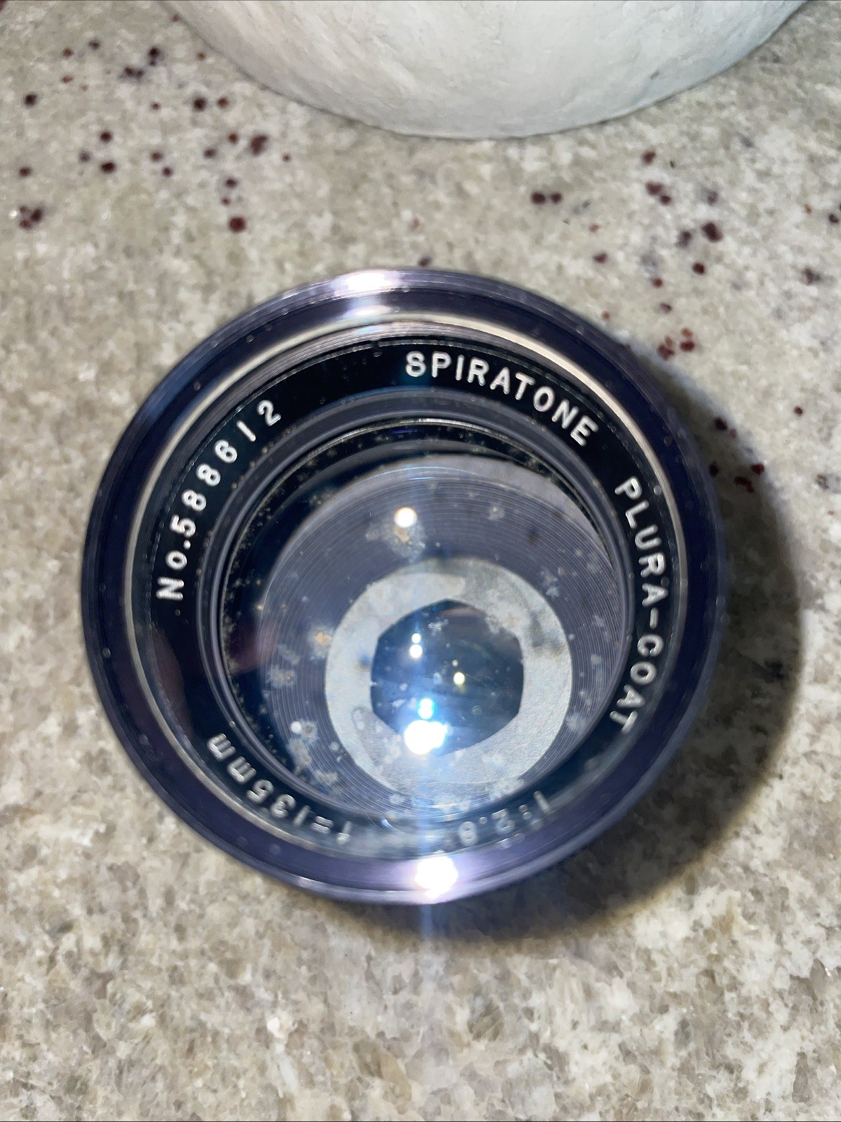 Spiratone Plura-Coat 135mm 1:2.8 Camera Lens Japan FUNGUS