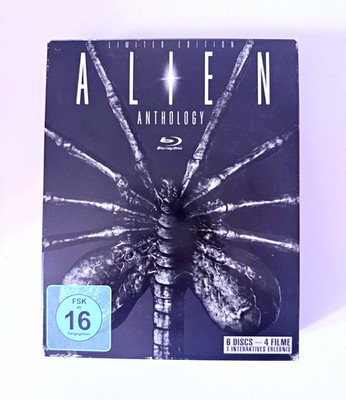 Alien Anthology Limited Edition Blu-ray Box 6 Discs FSK 16 Papphülse regionsfrei