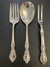 WM Rogers Co.  International Silver GRAND ELEGANCE 3 Pcs Ornate SHIPS FREE