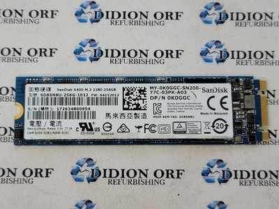 SANDISK 256GB M.2 SATA 2280 SSD SD8SN8U-256G-1012, Grade A+, SKU 20844