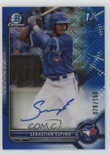 2022 Bowman Chrome Prospect HTA Choice Refractor /150 Sebastian Espino Auto 3p9