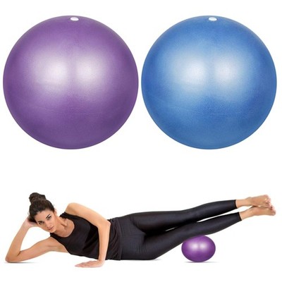 Pilates Ball Fitnessball Gymnastikball 23cm rutschfest 2 Stück blau lila
