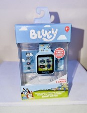 Lido - Bluey Smart Watch for Kids Includes 6 Games, Camera and More Sky Blue