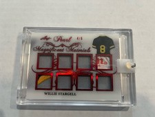 Willie Stargell 2018-19 Leaf Pearl Magnificent Materials /6 Laundry Tag Patch