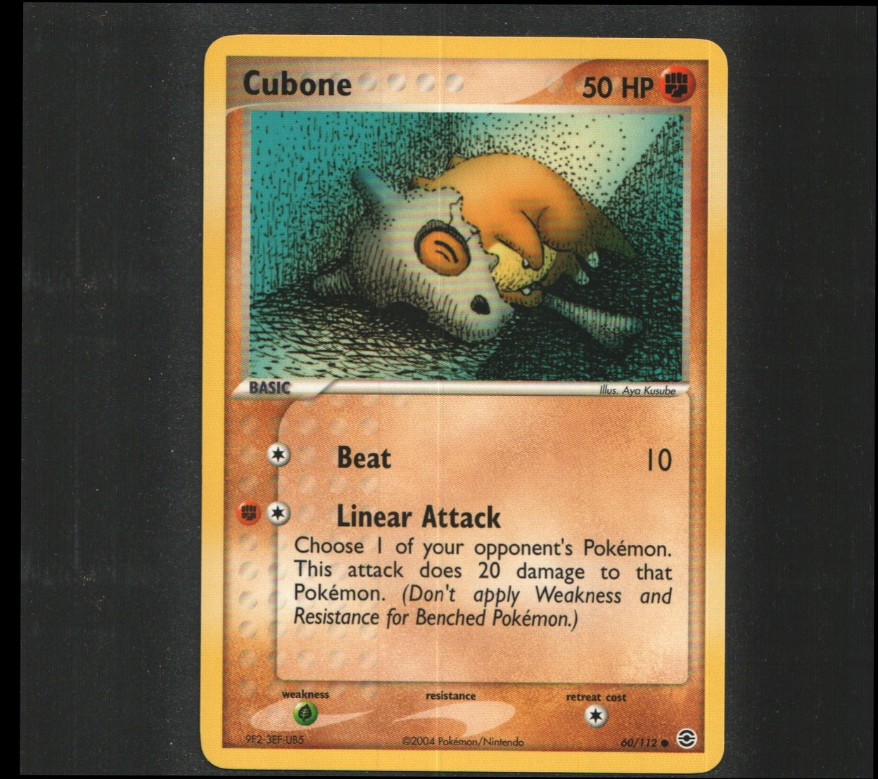 Cubone Common FireRed & LeafGreen 60/112 NM Aya Kusube