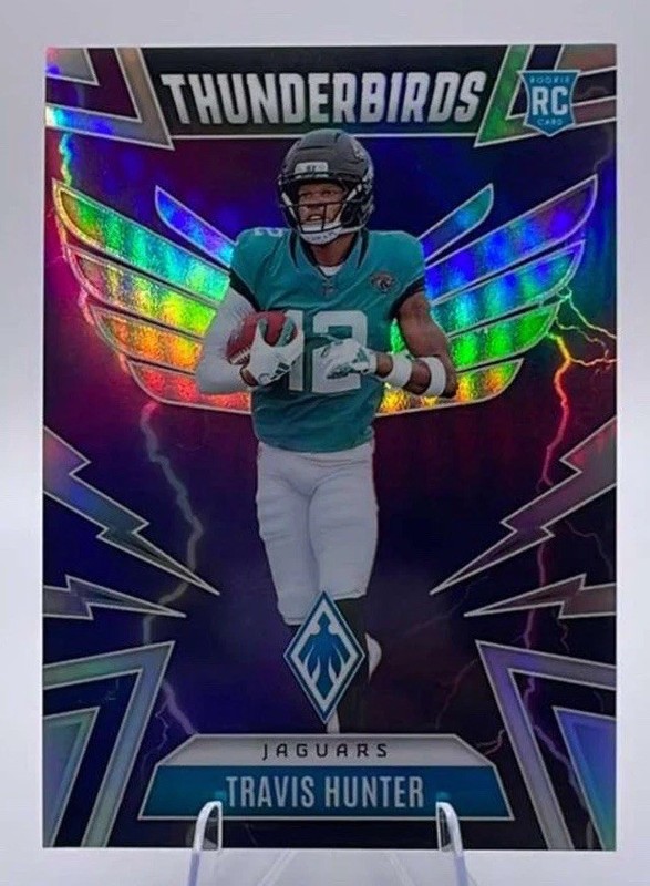 Panini 2025 Panini Phoenix Football Travis Hunter Jaguars Thunderbirds #22 RC