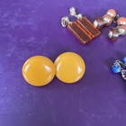 Four  Pair Mid Century  Lucite Earrings Screw Back and Clip On — photo 2