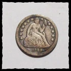 1859-P Seated Liberty Dime Original Uncleaned FINE  #36D73 .900 Fine Silver