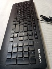 Lenovo SK-8821 Wired USB Keyboard, Black, QWERTY English, Multimedia