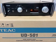 TEAC UD-501 Amplificatore per cuffie doppio mono USB DAC DSD 5,6 MHz PCM 384 kHz nero