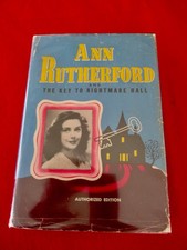Ann Rutherford & the Key to Nightmare Hall 1942 Whitman HC DJ WWII Edition