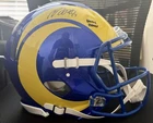 Davante Adams Signed Rams Full Size AUTHENTIC  Helmet  w/ Insc FANATICS COA