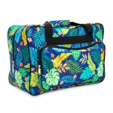 Sewing Machine Case Tropical Carrier Tote Storage Organizer Bag 18.1x9.4x12.2"