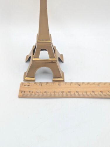 Vintage massiv Messing Restaurationsbeschläge Eiffelturm Weihnachtsschmuck Paris - Bild 7 von 7