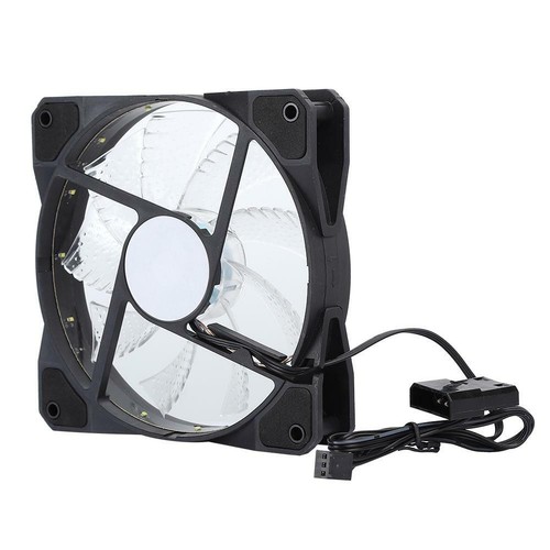 LED RGB Case Fan 120mm PC Case Fan 29CFM Computer Chassis Cooling Fan White SD0 - Afbeelding 4 van 7