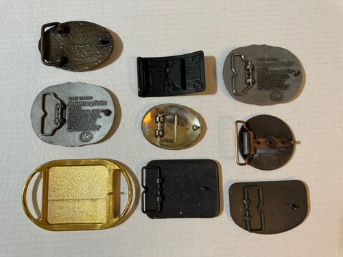 VINTAGE GÜRTELSCHNALLE KONVOLUT COWBOY SCHNALLEN Pferdebezogene Schnallen etc. HERGESTELLT IN USA - Bild 24 von 24