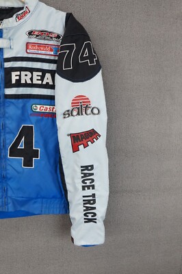 Mens Racing Speed Freak 74 vintage blue jacket size XXXL | eBay